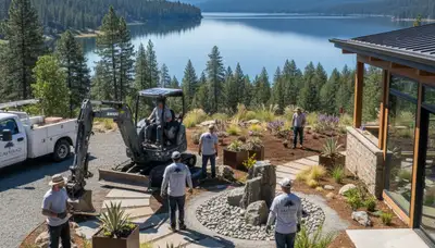 Landscaping services in Redding, CA for residential and commercial outdoor maintenance and design