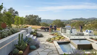 Landscaping services in Redding, CA for residential and commercial outdoor maintenance