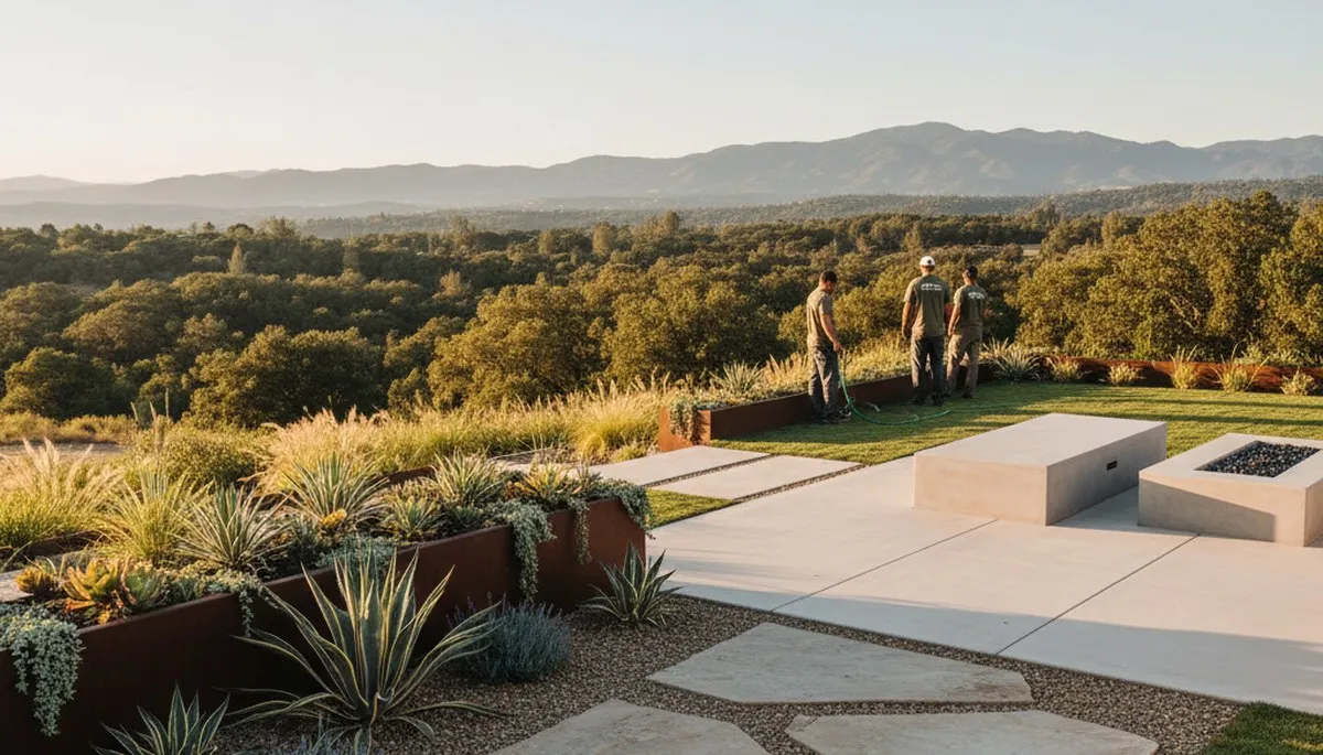 Landscaping services in Redding, CA for residential and commercial properties